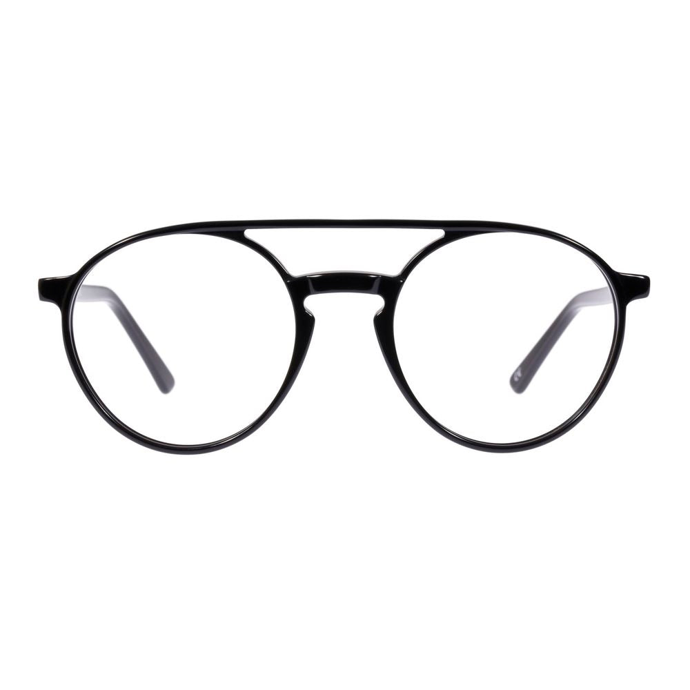 Eyeglasses Frames by Andy Wolf for unisex in acetate and black showcases an refined full-frame frame design featuring a sophisticated black coloured frame for an refined and refined aesthetic.