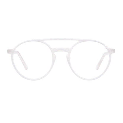 Eyeglasses Frames by Andy Wolf for unisex in transparent features an refined silhouette, showcasing the refined transparent coloured frame and sophisticated full-frame frame design.