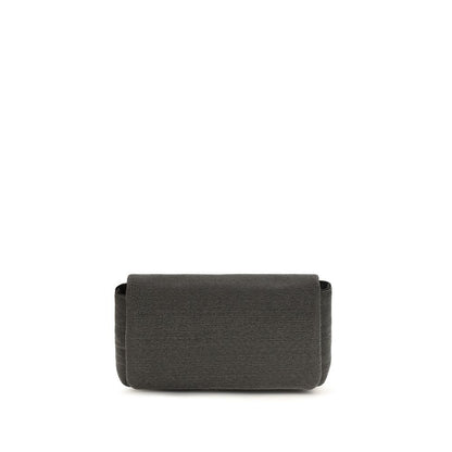 Brunello Cucinelli Leather Shoulder Flap Bag - Black Signature
