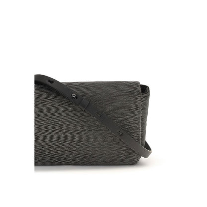 Brunello Cucinelli Leather Shoulder Flap Bag - Black Signature