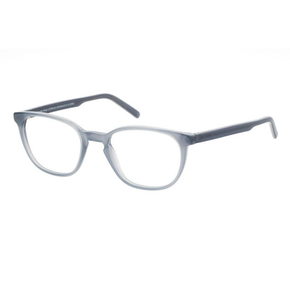 Eyeglasses Frames by Andy Wolf for unisex in acetate and gray showcases an refined full-frame frame design featuring a sophisticated gray coloured frame for an refined and refined aesthetic.