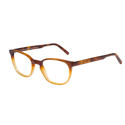 Eyeglasses Frames by Andy Wolf for unisex in brown features an refined silhouette, showcasing a sophisticated brown coloured frame and refined full-frame frame design for a refined look.