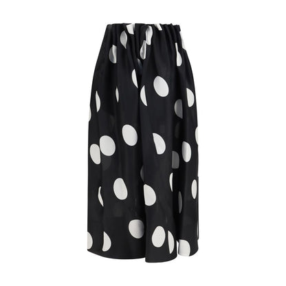 Skirt by Khaite for women in silk black features a sublime silhouette, showcasing the sublime design of the Women's Silk Skirt in a sophisticated .