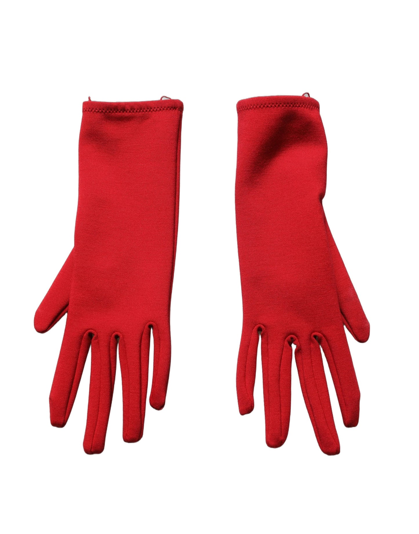 Dolce & Gabbana Red Cut Out Bodycon Long Sleeves Sheath Glove Dress