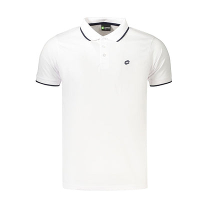 This Polo Shirt by Lotto for men in polyester white & print presents a flawless silhouette, showcasing flawless detailing and a refined for a truly flawless aesthetic.