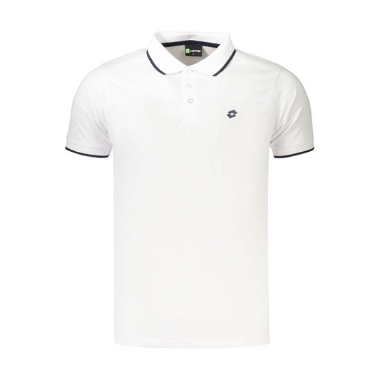 This Polo Shirt by Lotto for men in polyester white & print presents a flawless silhouette, showcasing flawless detailing and a refined for a truly flawless aesthetic.