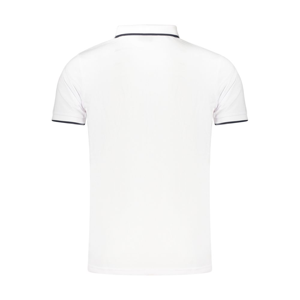 Polo Shirt by Lotto for men in polyester white & print showcases a enviable silhouette, featuring a refined and for a enviable finish.