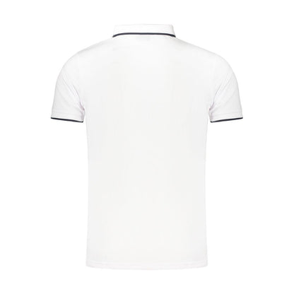 Polo Shirt by Lotto for men in polyester white & print showcases a enviable silhouette, featuring a refined and for a enviable finish.