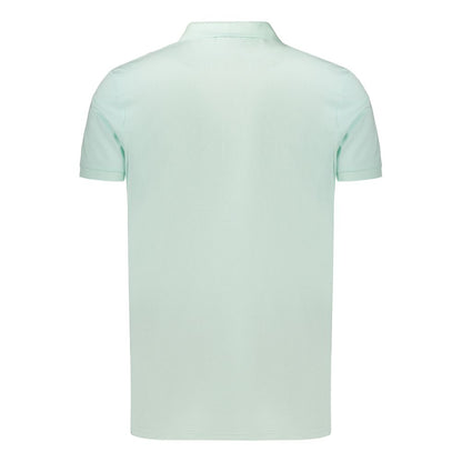 Polo Shirt by Fila for men in cotton green presents a distinguished silhouette, showcasing a sophisticated and distinguished for a truly distinguished finish.