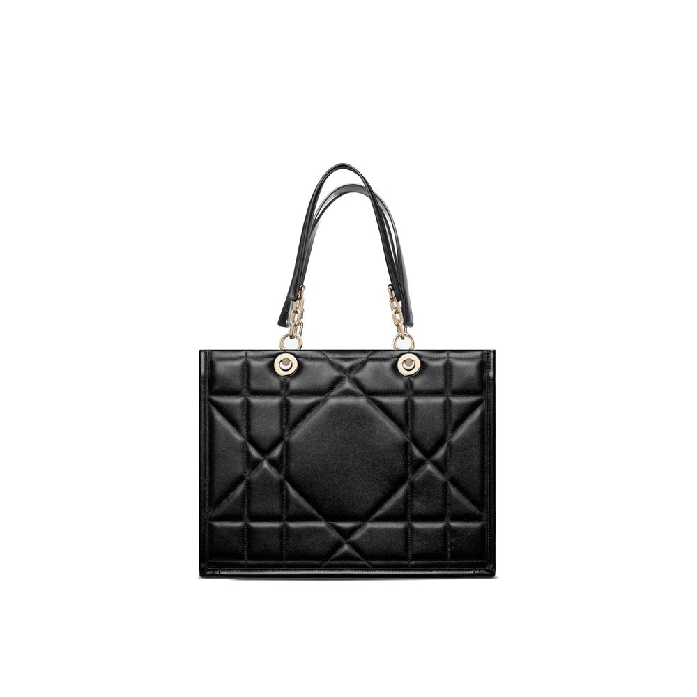 Tote Bag by Dior for women in suede leather black features an jet-set Suede Leather Tote Bag design with a secure , ample , and versatile shoulder-strap for an jet-set finish.