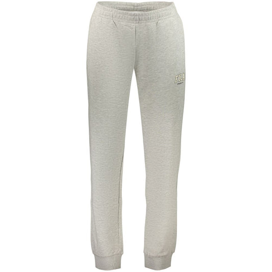 Joggers by Fila for men in organic cotton & polyester gray, signature & print presents a refined pantology silhouette, artfully defined by a refined pantology regular-fit, long, and a sophisticated .