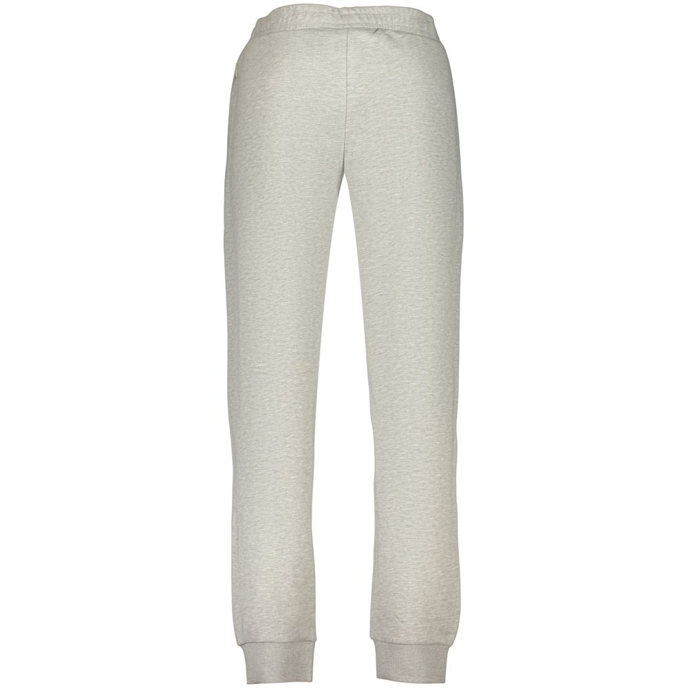 Joggers by Fila for men in organic cotton & polyester gray, signature & print features an refined tailoring silhouette, showcasing a premium regular-fit with a and long cut for a refined tailoring look.