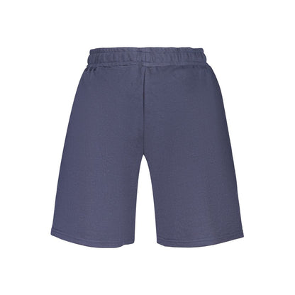 Activewear Shorts by Fila for men in organic cotton & polyester blue features a contemporary silhouette with adjustable-waistband, a contemporary regular-fit, short, and for a contemporary finish.