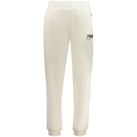 Joggers by Fila for men in organic cotton & polyester white features a refined silhouette with a refined regular-fit, defined by a and a refined long for a refined finish.