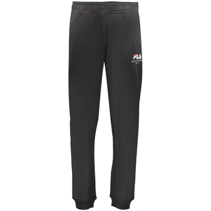 Joggers by Fila for men in organic cotton & polyester black features a refined silhouette with a refined athletic & regular-fit, defined by a and a refined long for a refined finish.