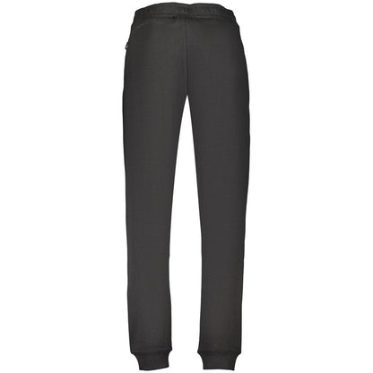 Joggers by Fila for men in organic cotton & polyester black features an refined tailoring silhouette, showcasing a premium athletic & regular-fit with a and long cut for a refined tailoring look.