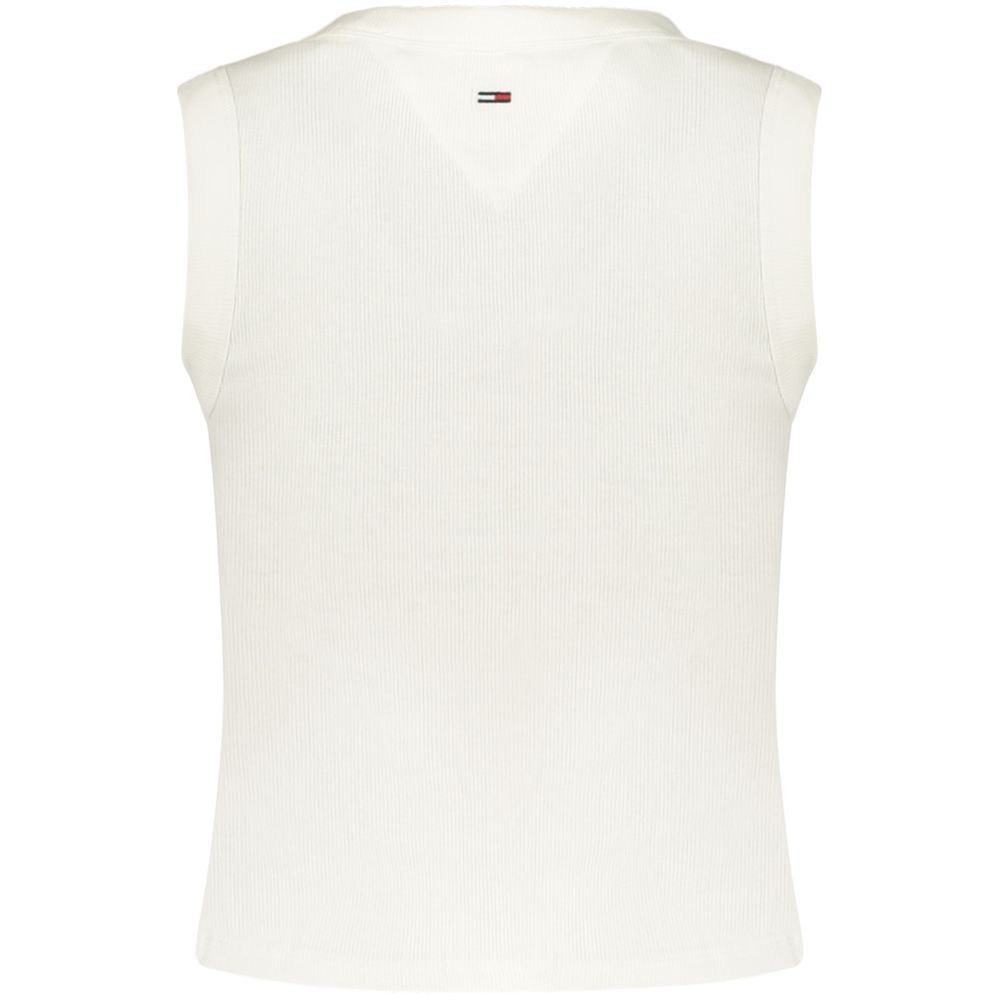 Tank Top by Tommy Hilfiger for women in stretch cotton white & print presents a uncompromising silhouette, artfully detailed with a uncompromising crew neckline and for a sophisticated, uncompromising finish.