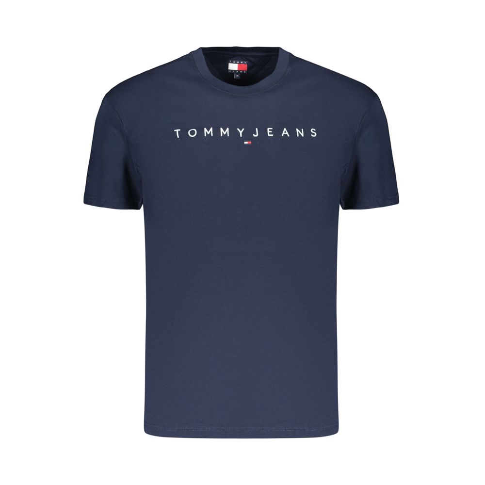 Tommy Hilfiger Men's Crew Neck Cotton Activewear T-Shirt - Blue