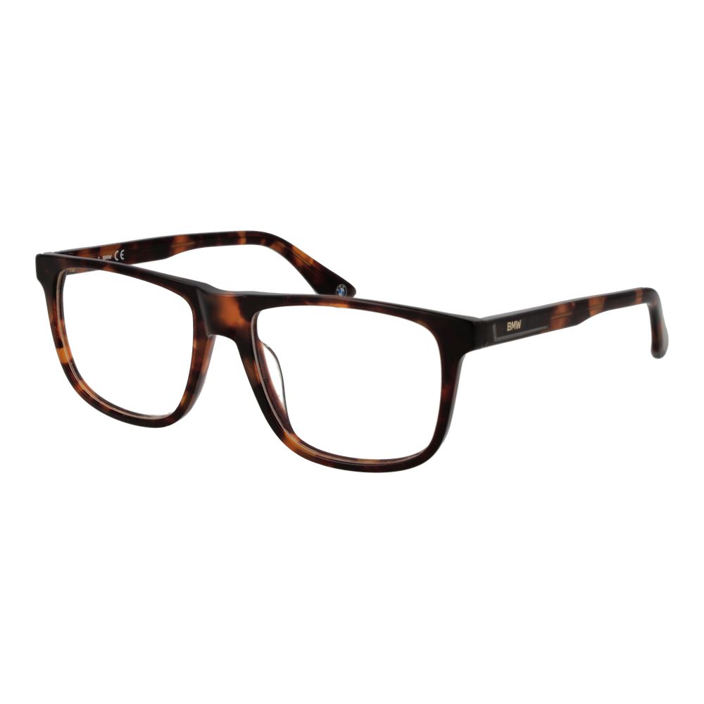Eyeglasses Frames by BMW for men in plastic brown features a refined silhouette, showcasing a refined brown coloured frame and full-frame frame design for a sophisticated, premium look.