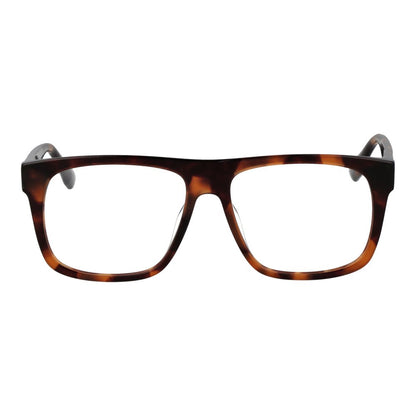 Eyeglasses Frames by BMW for men in plastic brown showcases a reflective silhouette, artfully incorporating a sophisticated brown coloured frame with a distinct full-frame frame design.