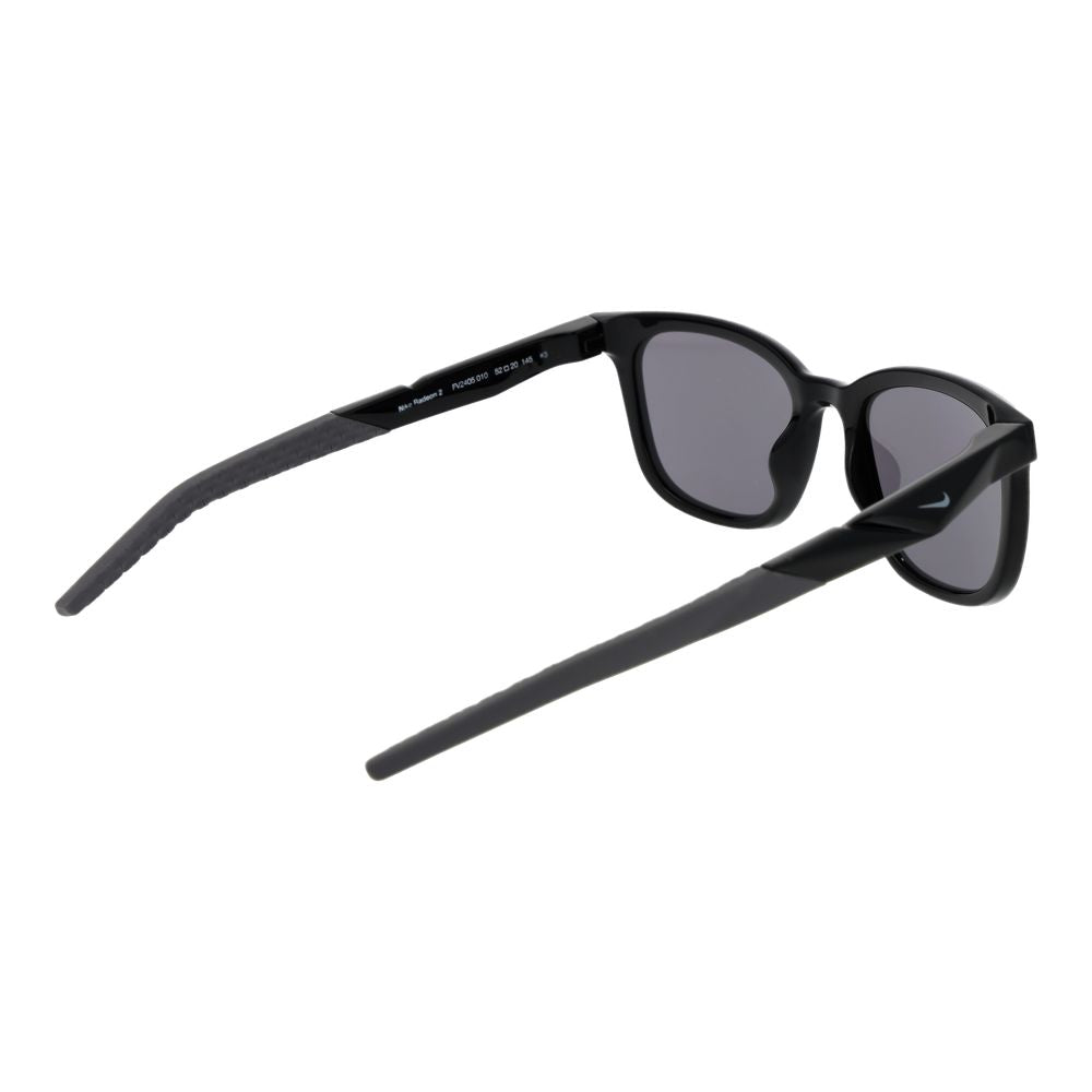 Sunglasses by Nike for unisex in plastic black features an ethereal full-rim panto frame design with black coloured frame frames and mirrored category-3-dark-tint lens for a ethereal finish.