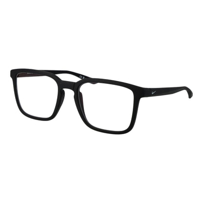 Sunglasses by Nike for men in plastic black features an ethereal rectangle full-rim frame design with black coloured frame frames and non-polarized lens for a ethereal finish.