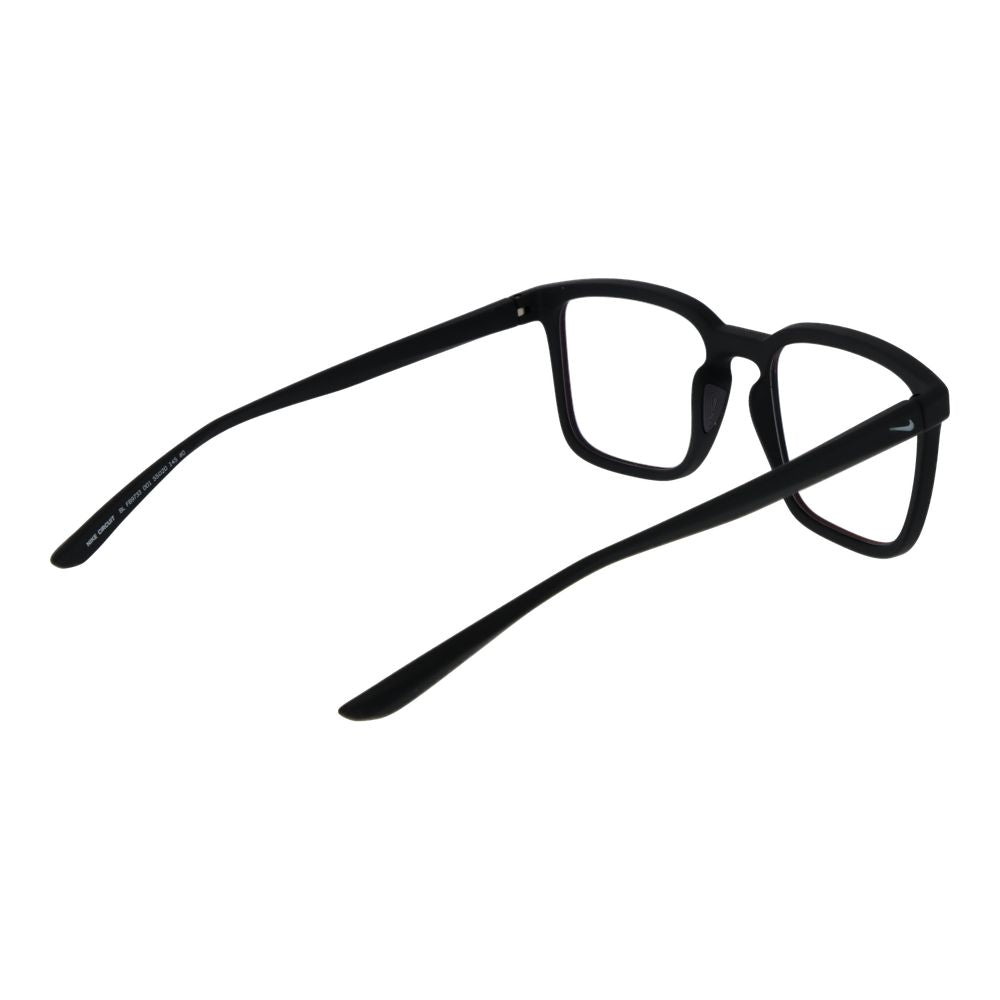 This Sunglasses by Nike for men in plastic black presents a sumptuous silhouette, showcasing a sumptuous rectangle full-rim frame design in black coloured frame and high-performance non-polarized lens.
