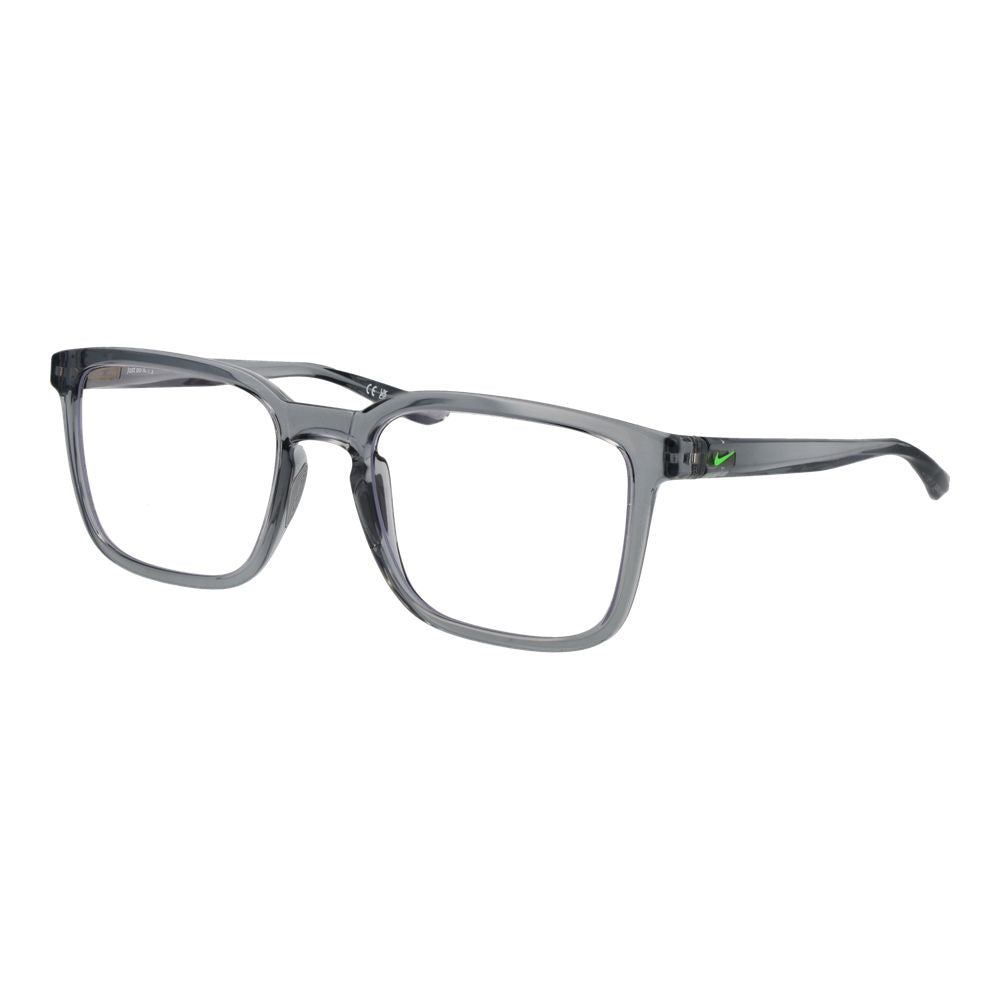 Sunglasses by Nike for men in plastic gray features a sumptuous silhouette, showcasing a sumptuous rectangle full-rim frame design in gray coloured frame with high-performance non-polarized lens.