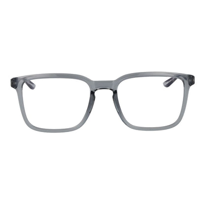 Sunglasses by Nike for men in plastic gray features an lustrous rectangle full-rim frame design with gray coloured frame detailing and non-polarized lens for a lustrous aesthetic.