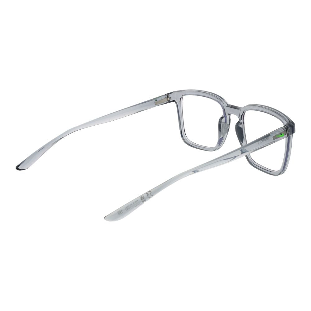 This Sunglasses by Nike for men in plastic gray presents a sumptuous silhouette, showcasing a sumptuous rectangle full-rim frame design in gray coloured frame and high-performance non-polarized lens.