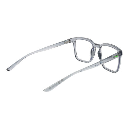 This Sunglasses by Nike for men in plastic gray presents a sumptuous silhouette, showcasing a sumptuous rectangle full-rim frame design in gray coloured frame and high-performance non-polarized lens.