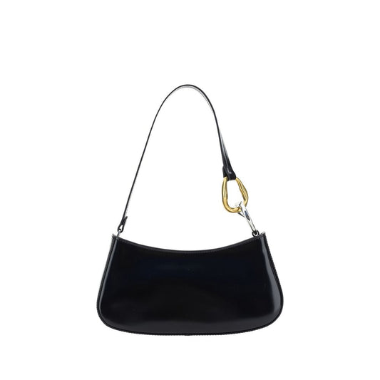 Shoulder Bag by Staud for women in bos taurus calf leather black features an effortlessly chic silhouette with a secure snap & hook, ample , and versatile shoulder-strap for effortlessly chic everyday luxury.