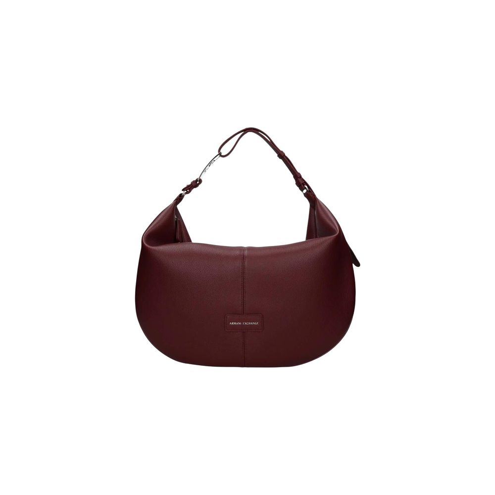 Medium Shoulder Evening Handbag by Armani Exchange for women in polyester burgundy features a exquisite silhouette, showcasing a secure and exquisite with versatile shoulder-strap & adjustable-strap for a exquisite finish.