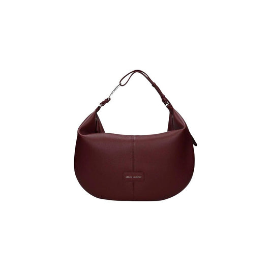 Medium Shoulder Evening Handbag by Armani Exchange for women in polyester burgundy features a exquisite silhouette, showcasing a secure and exquisite with versatile shoulder-strap & adjustable-strap for a exquisite finish.