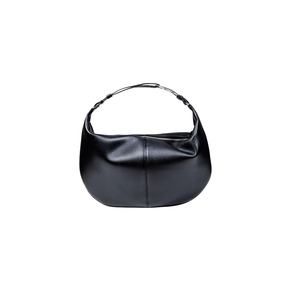 Armani Exchange Polyester Medium Shoulder Handbag - Black