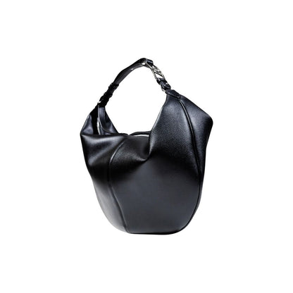 Armani Exchange Polyester Medium Shoulder Handbag - Black