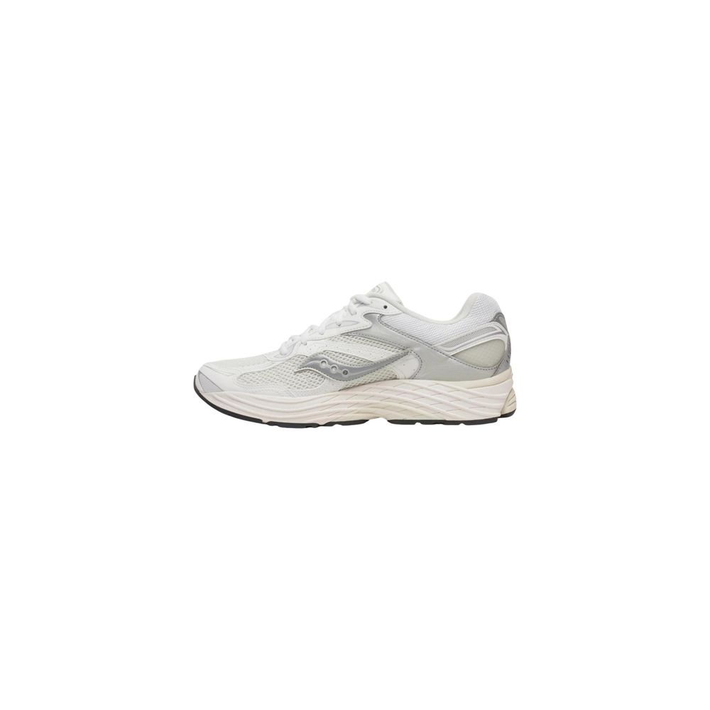 Sneakers by Saucony for men in rubber & mesh silver features an sumptuous silhouette, showcasing the premium Men's Athletic Rubber & Mesh Sneakers in a sumptuous athletic style that offers a sumptuous finish for refined style.