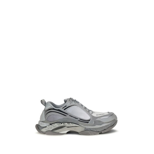 Athletic Sneakers by Balenciaga for men in polyester polyethylene polyurethane leather gradient, bicolour & gray showcases an impeccable silhouette, defined by an impeccable athletic style design that perfectly captures the essence of the Men's Athletic Polyester Polyethylene Polyurethane Leather Sneakers.
