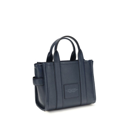 Small Crossbody Tote Handbag by Marc Jacobs for women in bos taurus calf grained leather blue & monogram features a contemporary silhouette, showcasing a secure , ample , and contemporary crossbody-strap, shoulder-strap, handle & adjustable-strap for a sophisticated look.