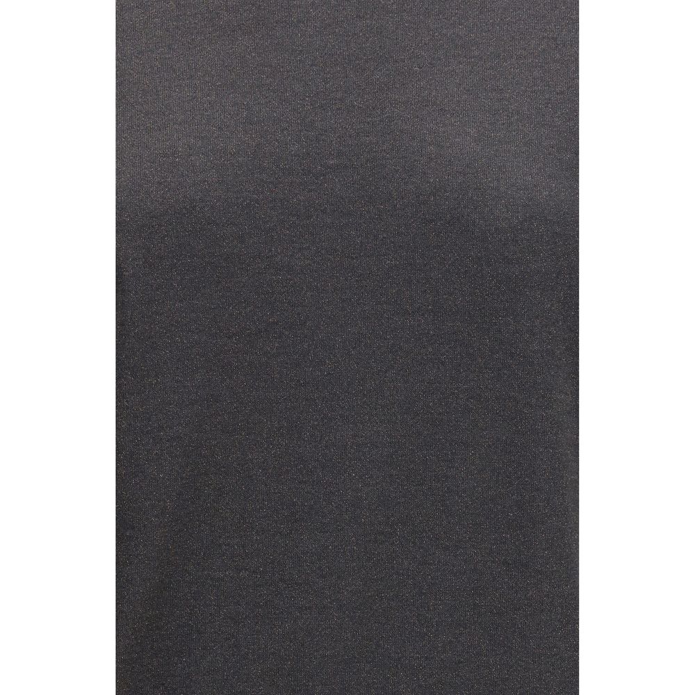 Sweater by Brunello Cucinelli for women in cashmere silk & polyamide gray features an polished silhouette, showcasing refined and a sophisticated for a truly polished finish.