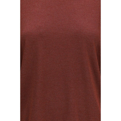 Sweatshirt by Brunello Cucinelli for women in cashmere silk & polyamide bordeaux features a unrivaled silhouette with a refined and unrivaled detailing for a sophisticated look.