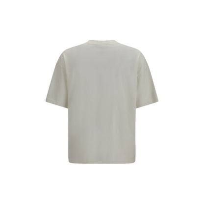 T-Shirt by Represent for men in cotton white showcases a unassuming silhouette, artfully detailed with a refined crew neckline and unassuming for a sophisticated, contemporary look.