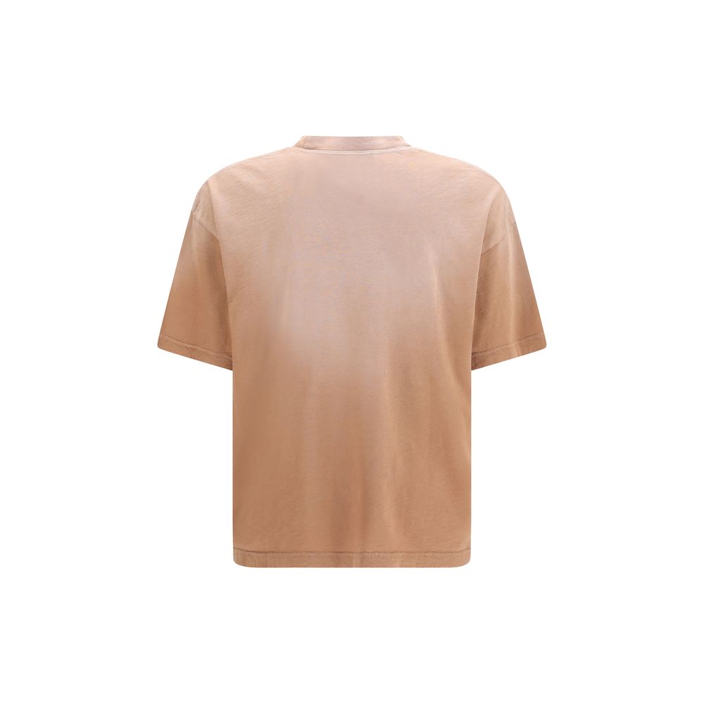 T-Shirt by Represent for men in cotton brown showcases a dramatic silhouette, elegantly detailed with a dramatic crew neckline and for a truly dramatic finish.