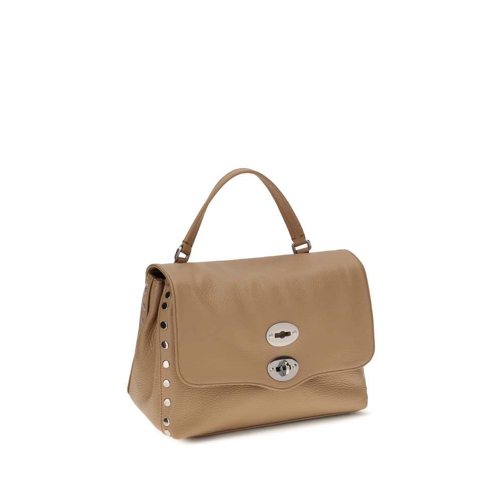 Shoulder Bag by Zanellato for women in bos taurus calf leather beige, multicolor & signature features a distinguished silhouette, showcasing a secure zipper and distinguished with versatile shoulder-strap, handle & adjustable-strap for a distinguished finish.