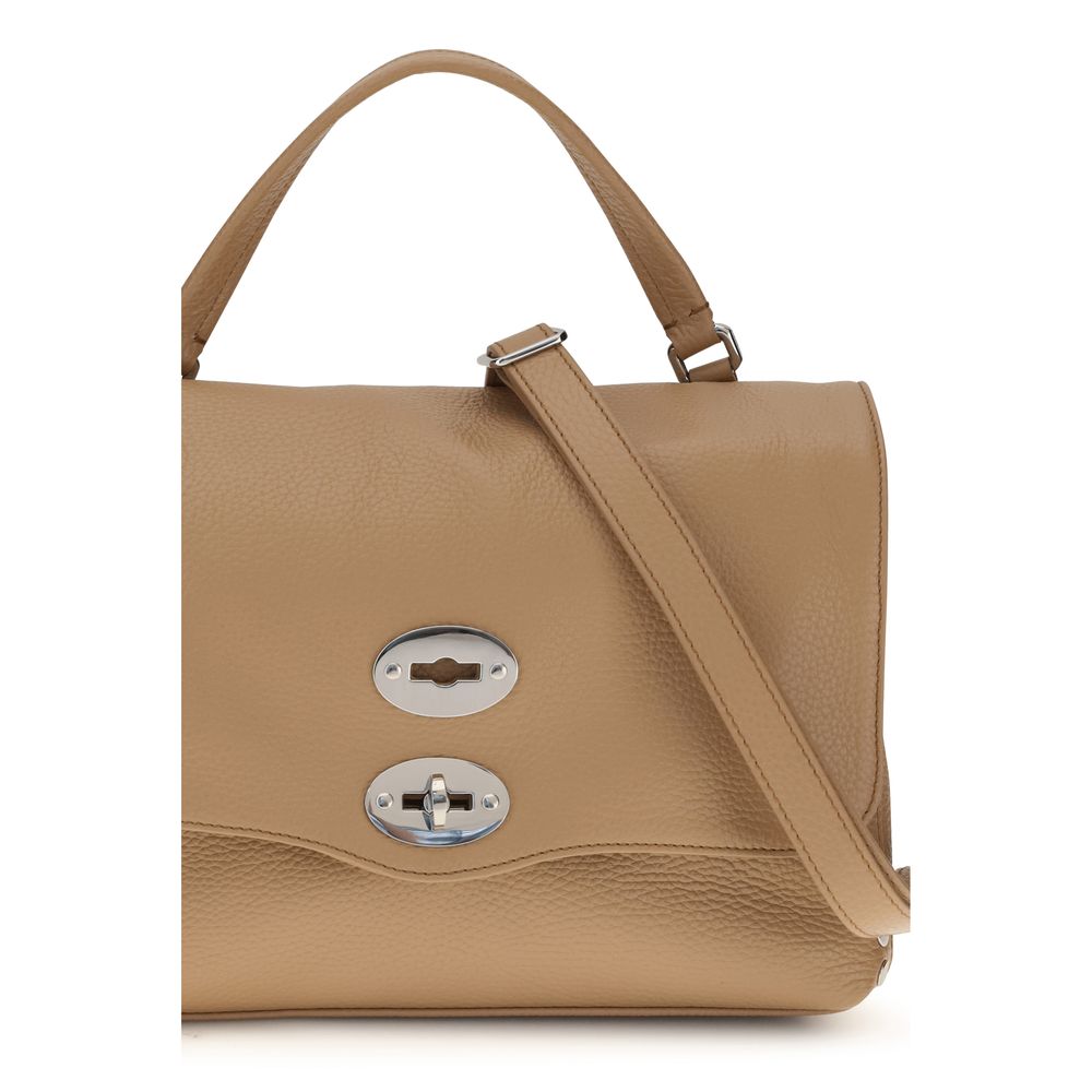 Shoulder Bag by Zanellato for women in bos taurus calf leather beige, multicolor & signature features a effortless sophistication silhouette, secured by a zipper with ample and versatile shoulder-strap, handle & adjustable-strap for a effortless sophistication finish.