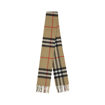 Scarf by Burberry for women in cashmere brown & patterned showcases a on trend silhouette, artfully capturing the on trend essence of the Cashmere Shawl Fringes Scarf design with a sophisticated finish.
