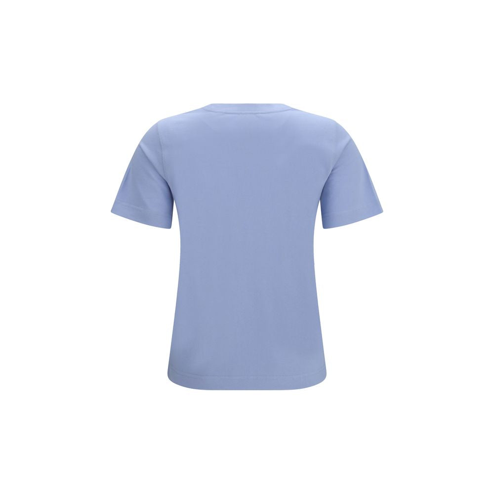 T-Shirt by Burberry for women in cotton blue features an on trend silhouette, perfectly showcasing a on trend and crew neckline for an elevated aesthetic.