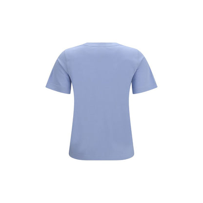 T-Shirt by Burberry for women in cotton blue features an on trend silhouette, perfectly showcasing a on trend and crew neckline for an elevated aesthetic.