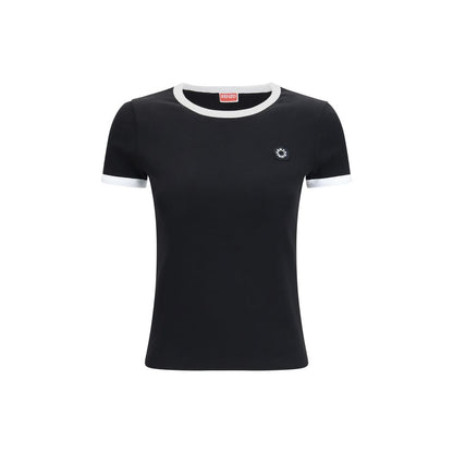 T-Shirt by Kenzo for women in cotton black features an on trend silhouette, perfectly showcasing a on trend and for an elevated aesthetic.