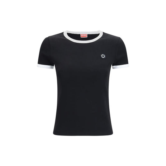 T-Shirt by Kenzo for women in cotton black features an on trend silhouette, perfectly showcasing a on trend and for an elevated aesthetic.